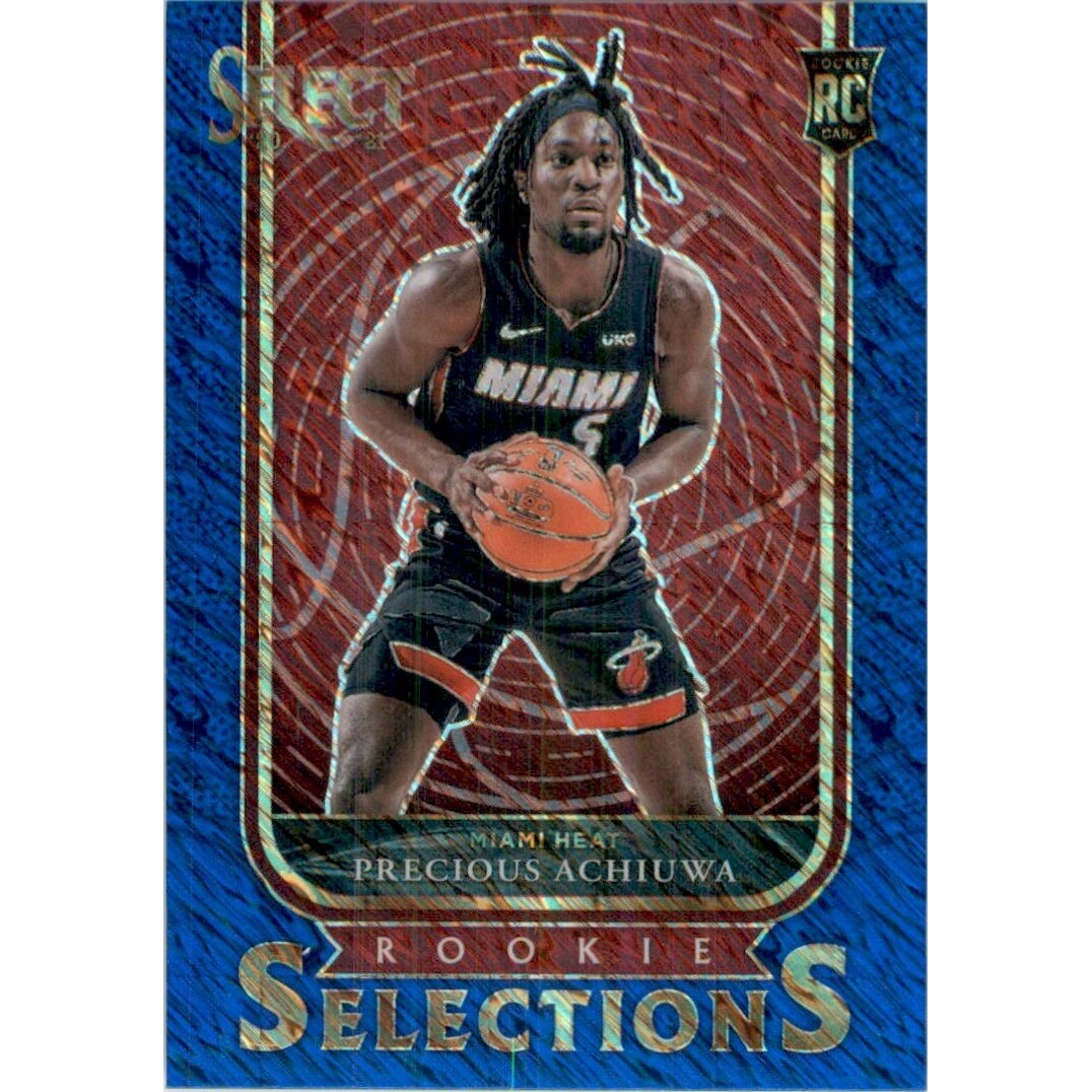 2020-21 Select Rookie Selections Prizms Blue #15 Precious Achiuwa