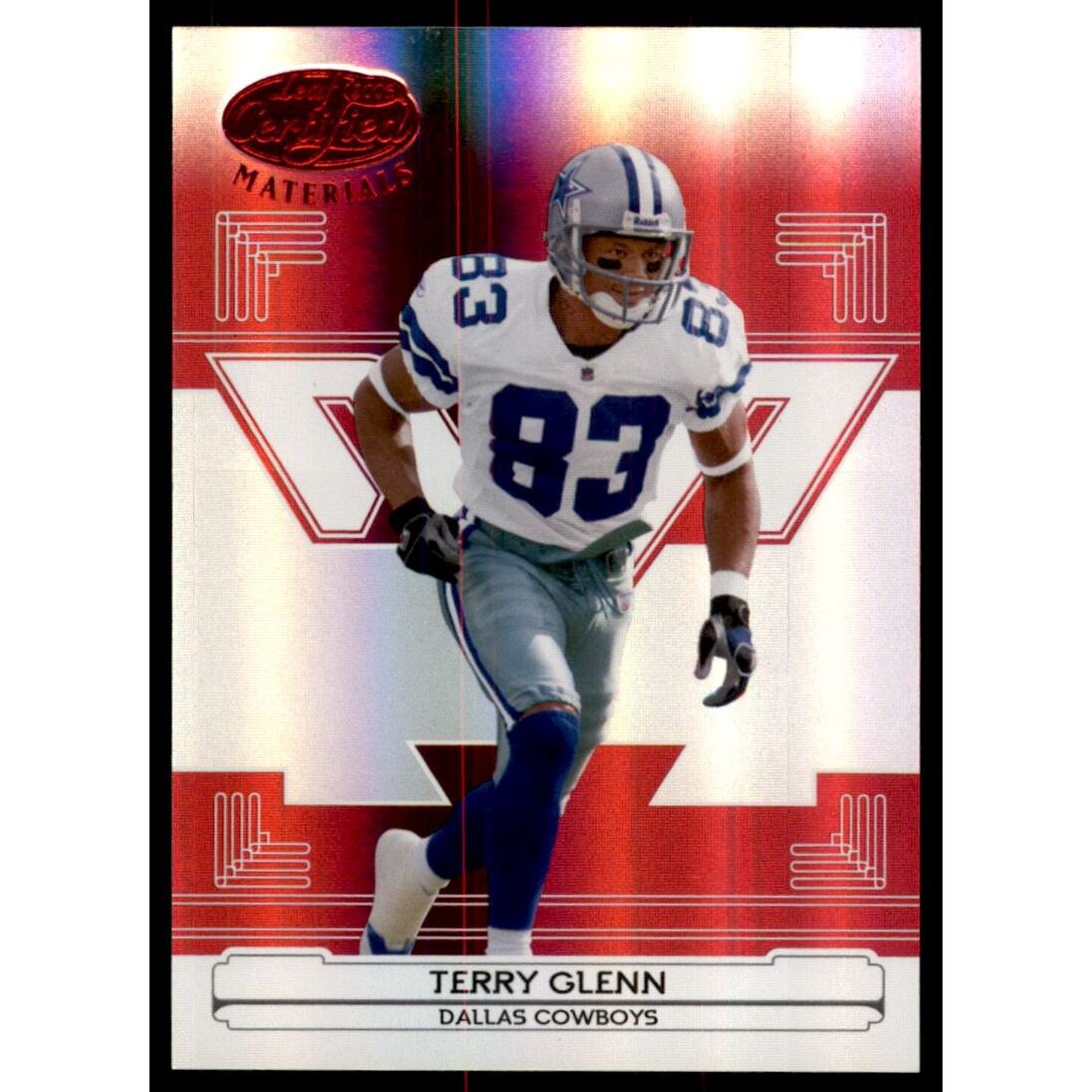 2006 Leaf Certified Materials Mirror Red #42 Terry Glenn