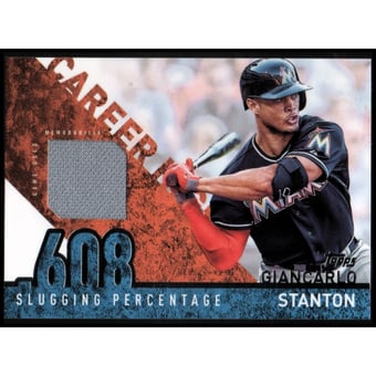 2015 Topps Career High Relics #CRHGSN Giancarlo Stanton