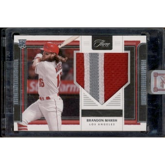 2022 Panini Three and Two Rookie Jerseys #13 Brandon Marsh/60