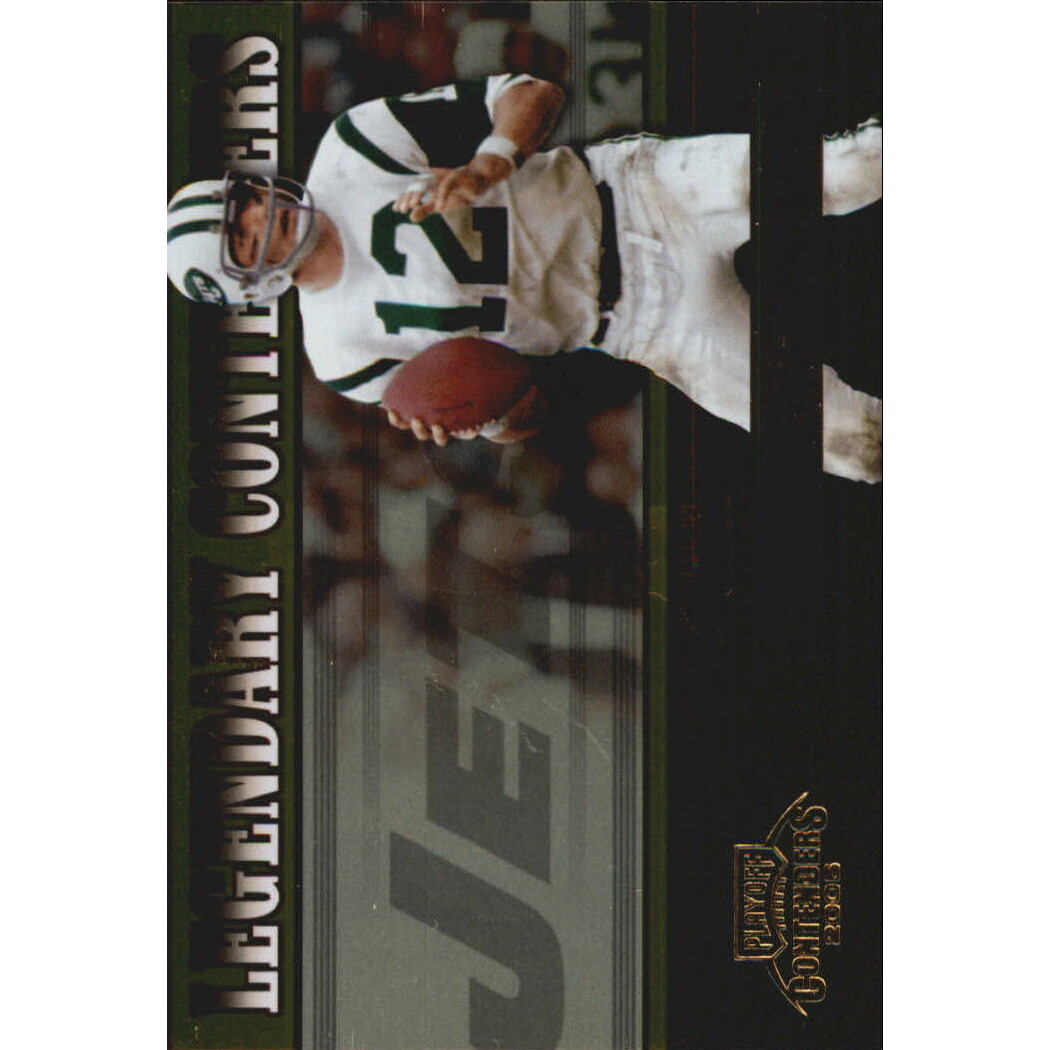 2005 Playoff Contenders Legendary Contenders Gold #12 Joe Namath