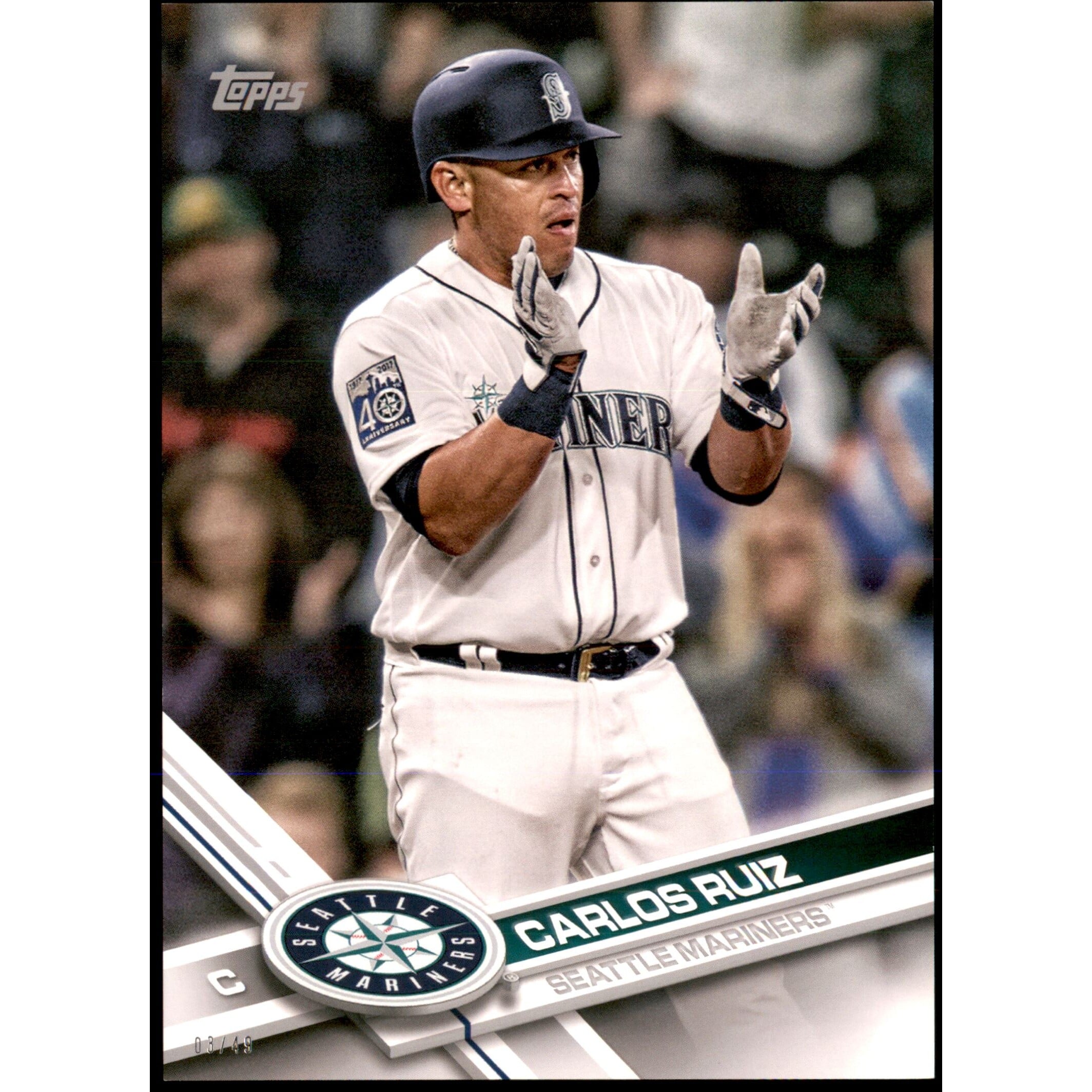 2017 Topps Update 5x7 #US83 Carlos Ruiz. rookie card picture