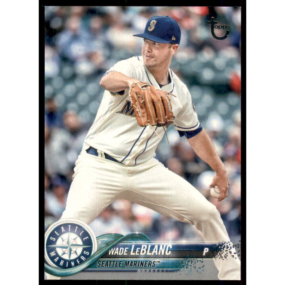 2018 Topps Update Vintage Stock #US123 Wade LeBlanc. rookie card picture