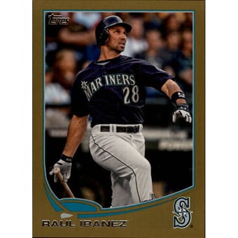 2013 Topps Mini Gold #452 Raul Ibanez