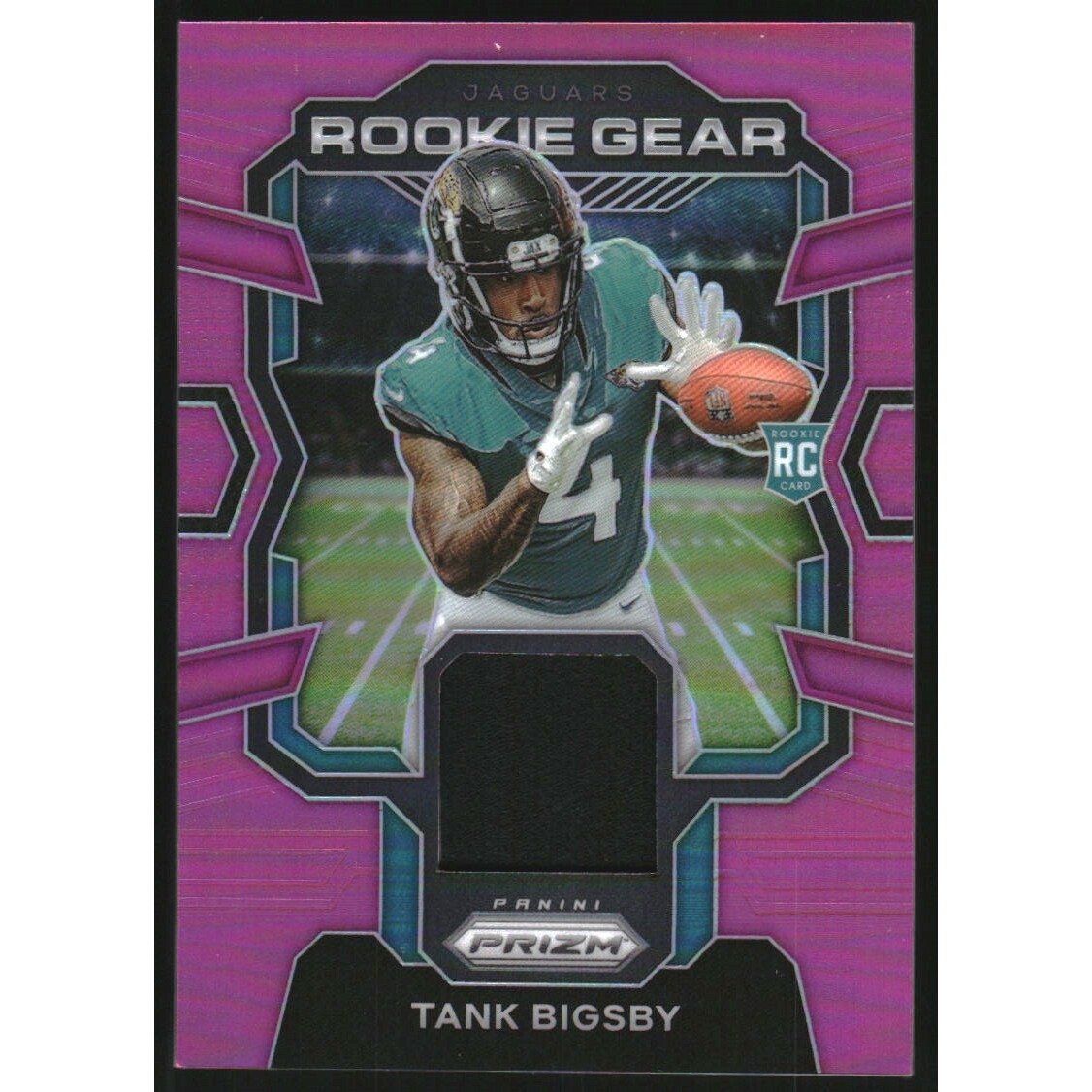 2023 Panini Prizm Rookie Gear Prizms Pink #29 Tank Bigsby