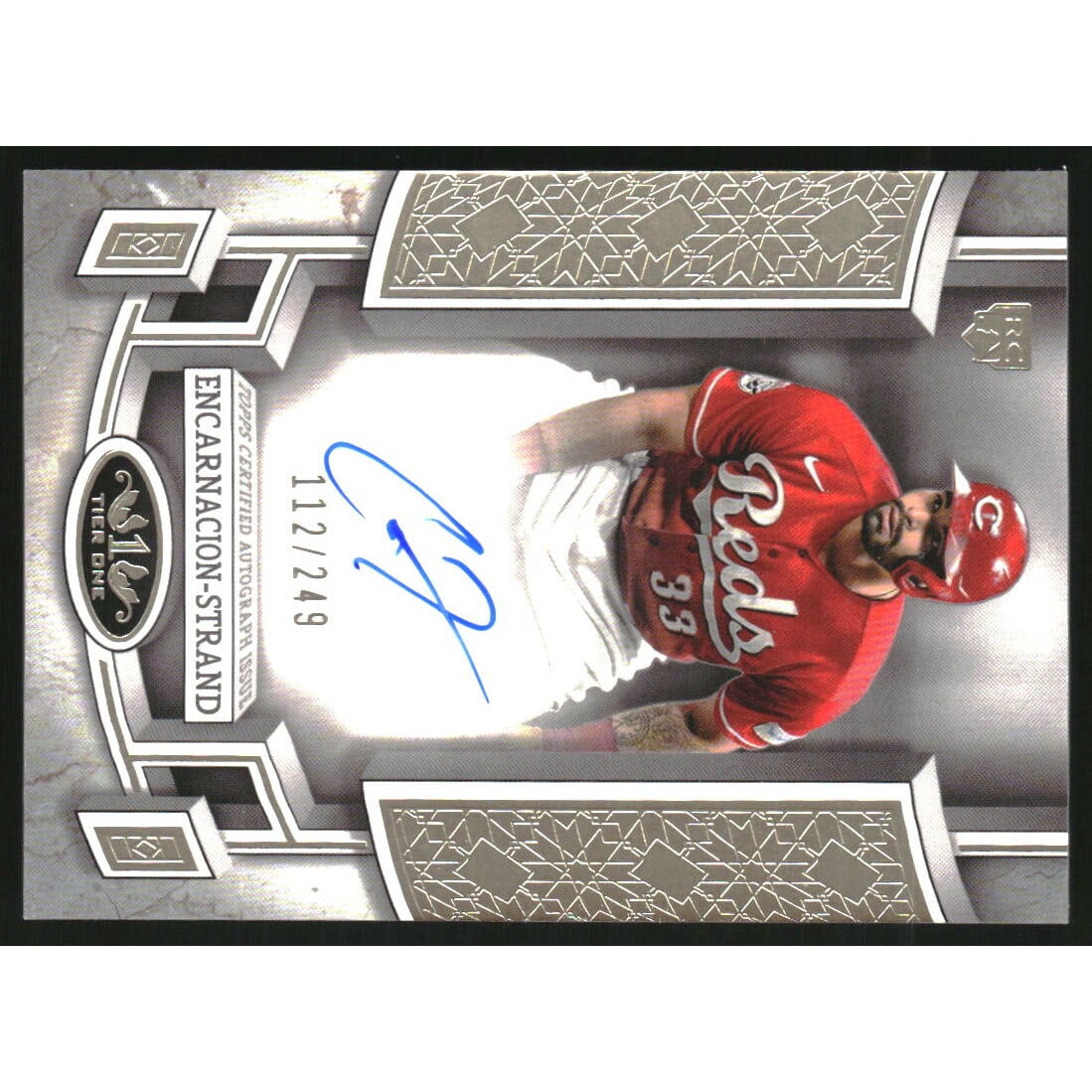 2024 Topps Tier One Break Out Autographs #BOACE Christian Encarnacion-Strand/249. rookie card picture