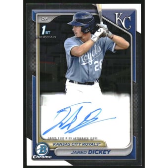 2024 Bowman Chrome Prospect Autographs #CPAJDI Jared Dickey