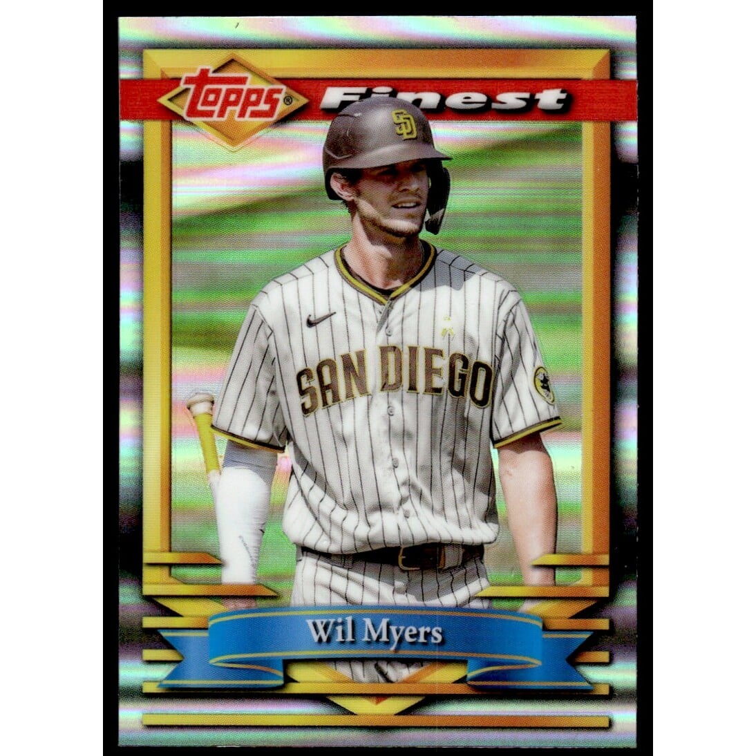 2021 Finest Flashbacks Refractors #112 Wil Myers