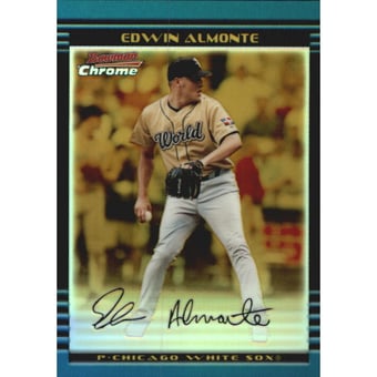 2002 Bowman Chrome Draft Gold Refractors #142 Edwin Almonte