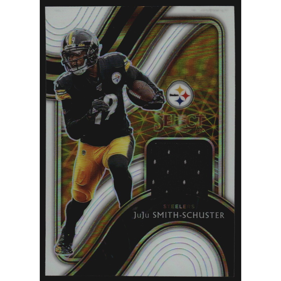 2020 Select Select Swatches Prizm White #9 JuJu Smith-Schuster 2020 Select Select Swatches Prizm White #9 JuJu Smith-Schuster