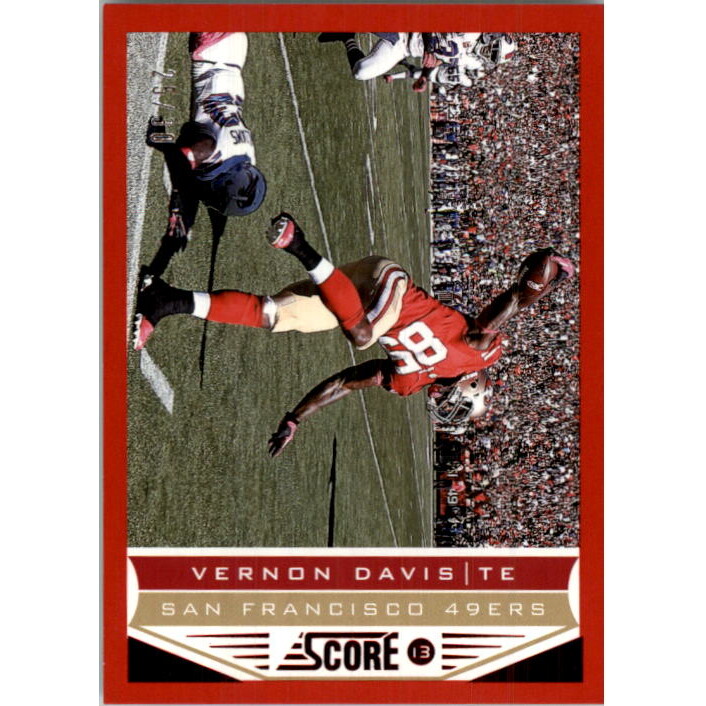 2013 Score Red Zone #190 Vernon Davis