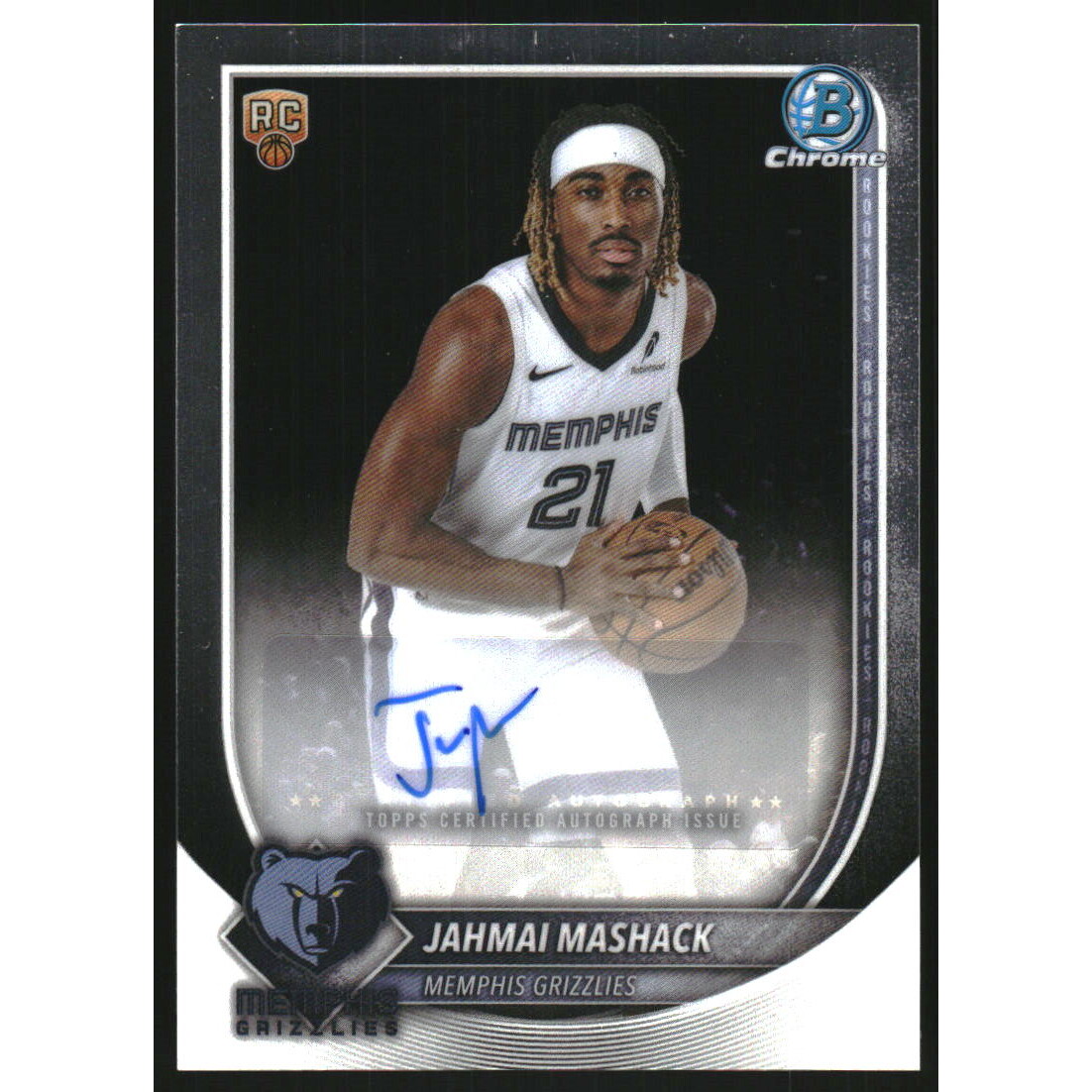 2025-26 Bowman Chrome Autographs #BCAJM Jahmai Mashack