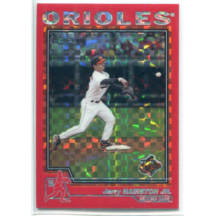 2004 Topps Chrome Red X-Fractors #79 Jerry Hairston Jr.. rookie card picture