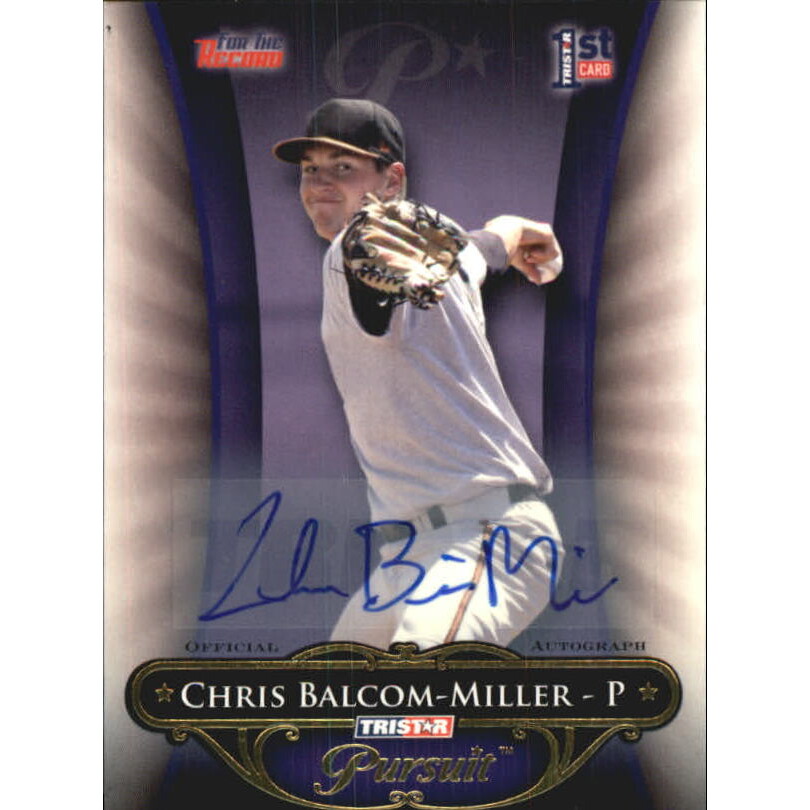 2010 TRISTAR Pursuit Autographs #133 Chris Balcom-Miller 2010 TRISTAR Pursuit Autographs #133 Chris Balcom-Miller