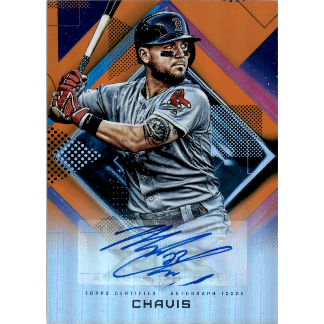 2020 Topps Fire Autographs Orange #FAMC Michael Chavis