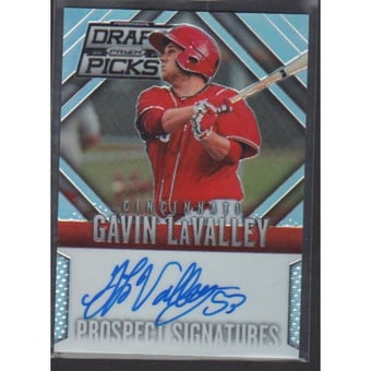 2014 Panini Prizm Perennial Draft Picks Prospect Signatures Prizms #89 Gavin LaValley