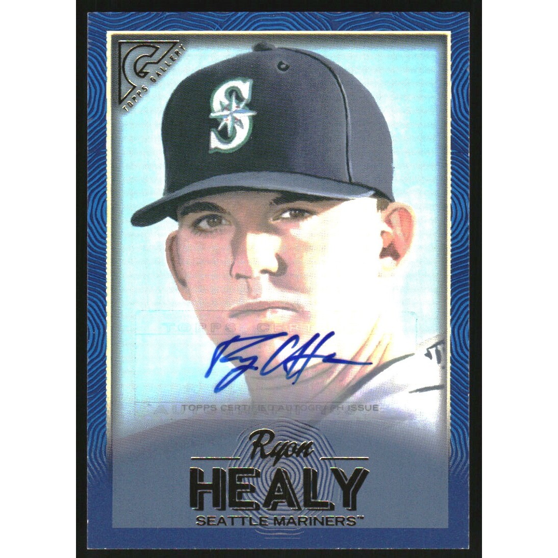 2018 Topps Gallery Autographs Blue #33 Ryon Healy