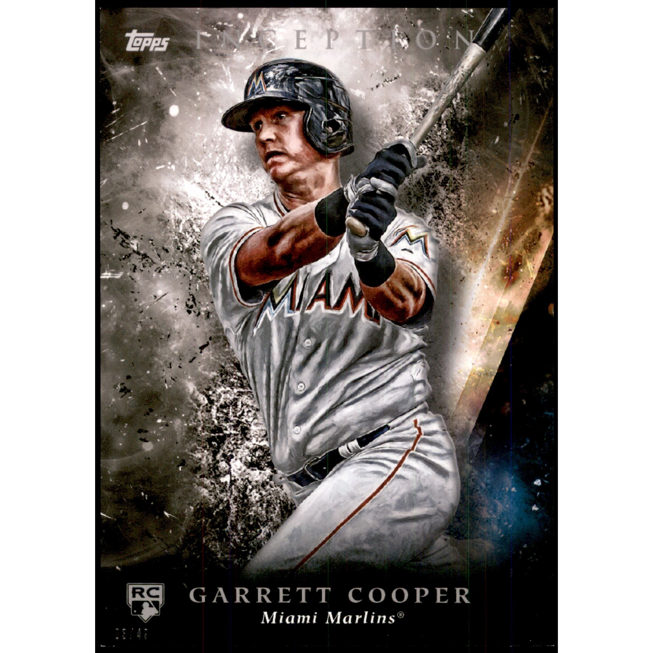 2018 Topps Inception 5x7 #22 Garrett Cooper. rookie card picture