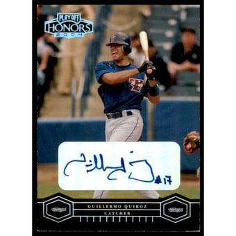 2004 Playoff Honors Signature Silver #196 Guillermo Quiroz/59
