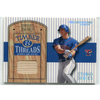 2004 Donruss Timber and Threads Studio Series #TT27 Josh Phelps Bat