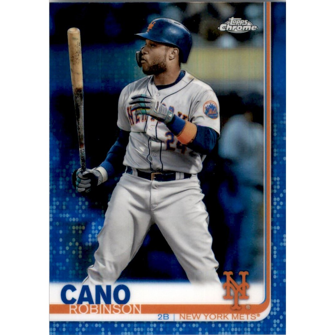 2019 Topps Chrome Blue Refractors #193 Robinson Cano 2019 Topps Chrome Blue Refractors #193 Robinson Cano