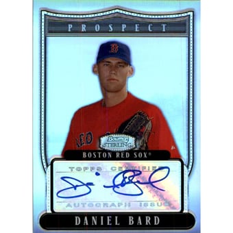 2007 Bowman Sterling Prospects Refractors #DB Daniel Bard AU