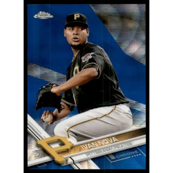 2017 Topps Chrome Blue Wave Refractors #156 Ivan Nova