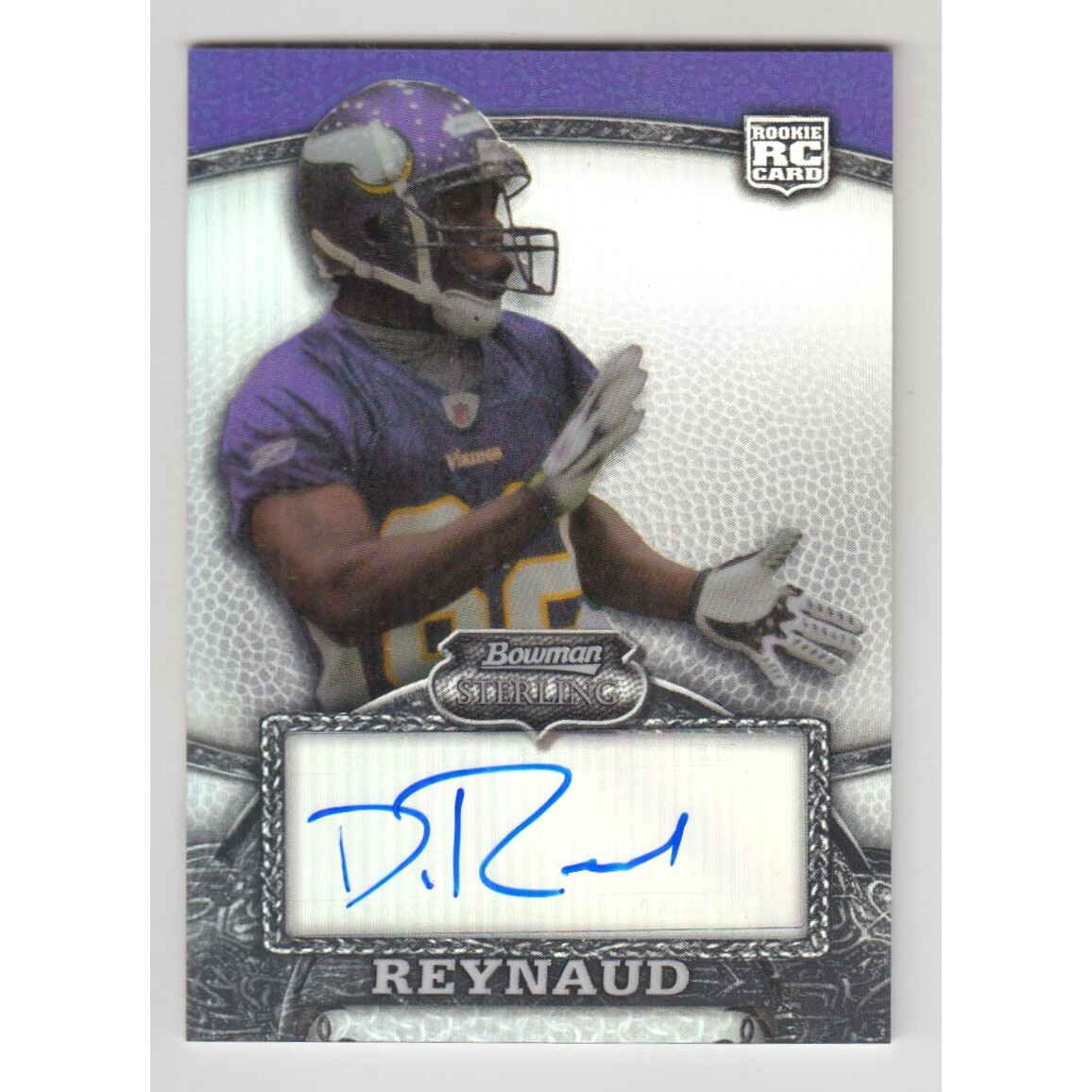 2008 Bowman Sterling Refractors #139 Darius Reynaud AU. rookie card picture