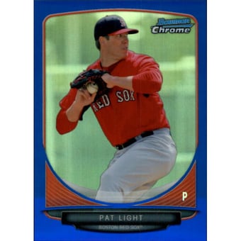 2013 Bowman Chrome Prospects Blue Refractors #BCP152 Pat Light