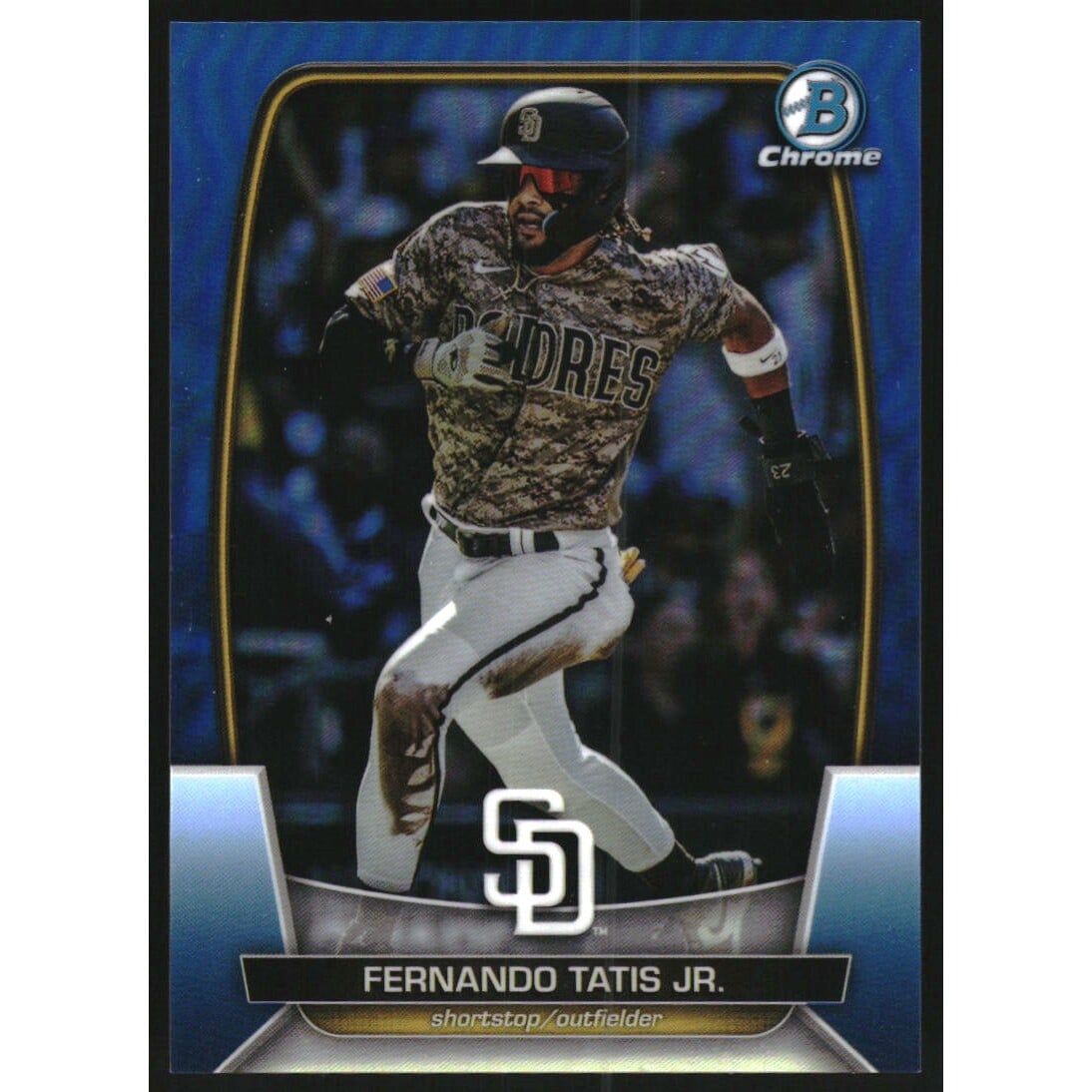 2023 Bowman Chrome Blue Refractors #28 Fernando Tatis Jr.