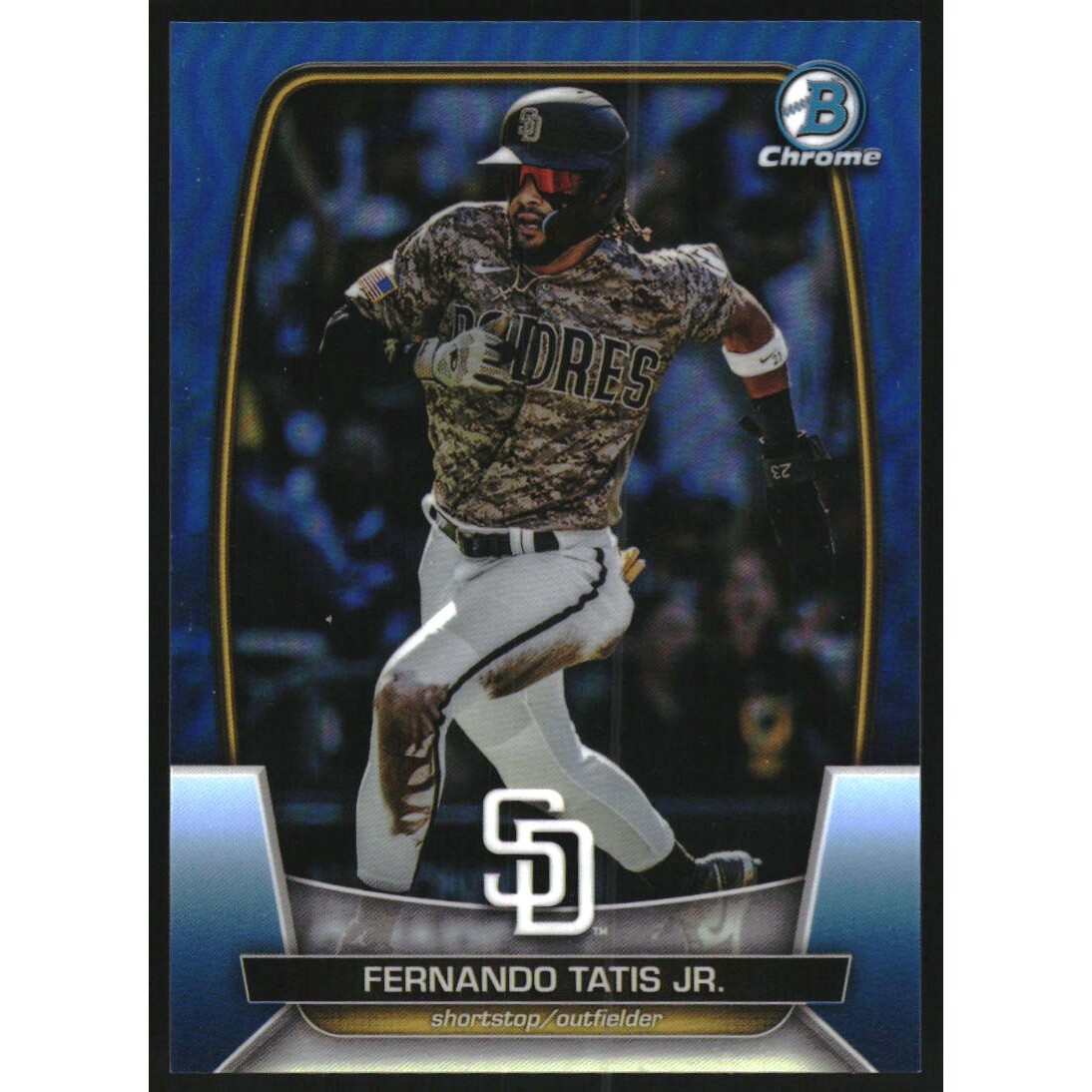 2023 Bowman Chrome Blue Refractors #28 Fernando Tatis Jr. 2023 Bowman Chrome Blue Refractors #28 Fernando Tatis Jr.