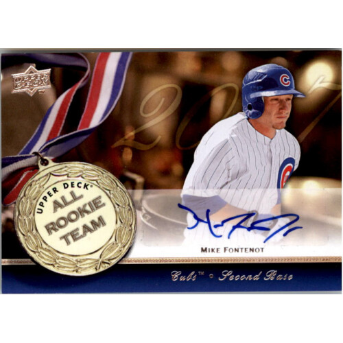 2008 Upper Deck All Rookie Team Signatures #MF Mike Fontenot. rookie card picture