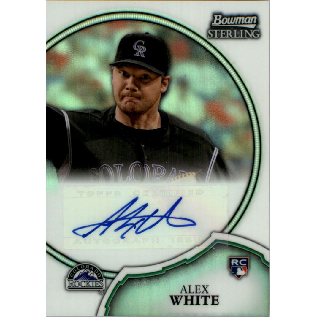 2011 Bowman Sterling Rookie Autographs Refractors #18 Alex White