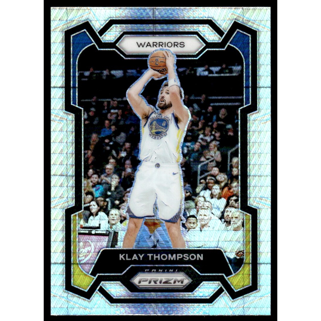 2023-24 Panini Prizm Prizms Hyper #109 Klay Thompson