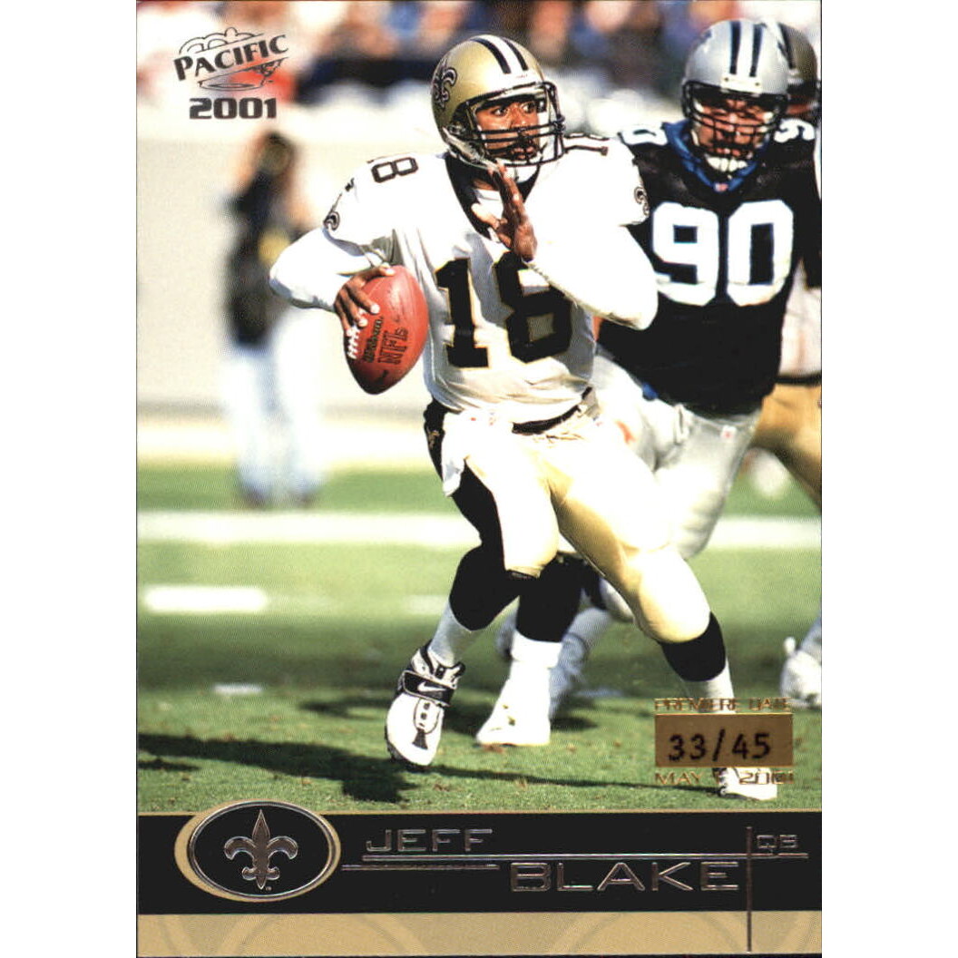 2001 Pacific Premiere Date #261 Jeff Blake