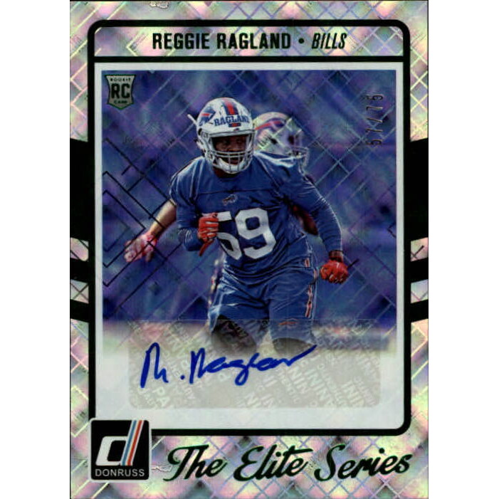 2016 Donruss Elite Series Rookies Autographs #17 Reggie Ragland/75. rookie card picture