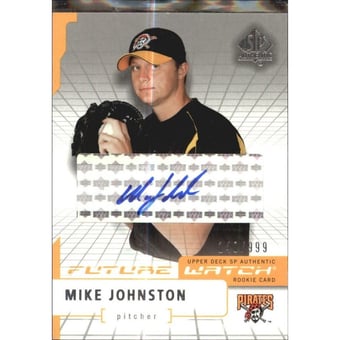 2004 SP Authentic Future Watch Autograph #122 Mike Johnston FW