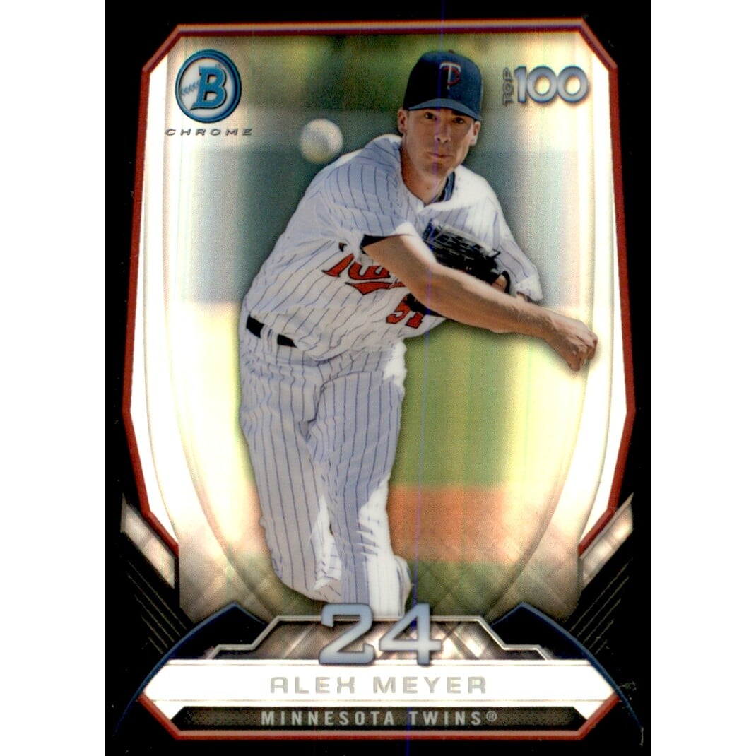 2014 Bowman Chrome Top 100 Prospects Die Cut Refractors #BTP24 Alex Meyer