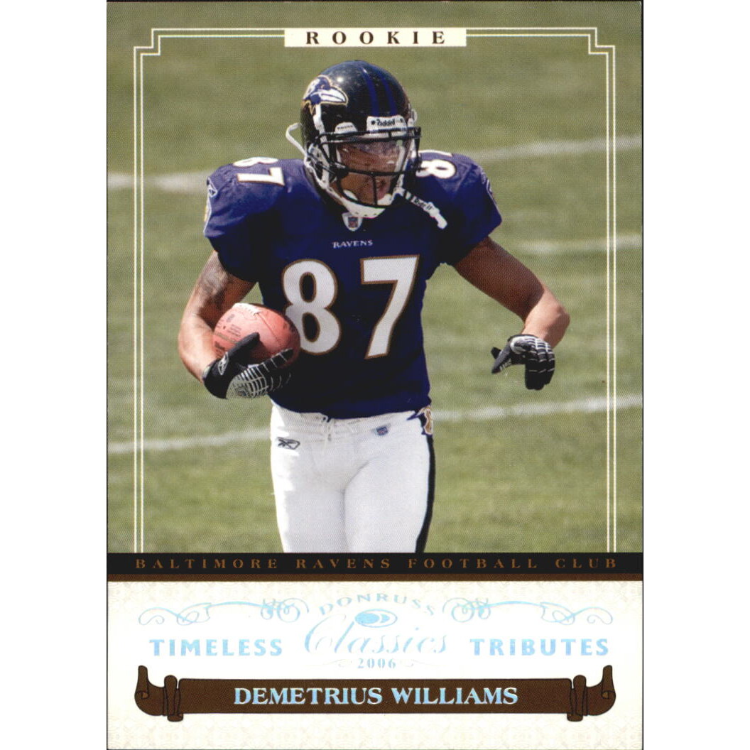 2006 Donruss Classics Timeless Tributes Silver #144 Demetrius Williams