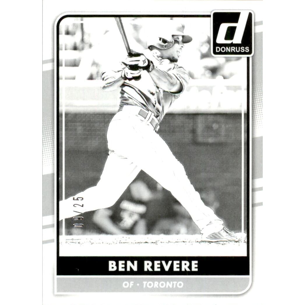 2016 Donruss Test Proof Black #102 Ben Revere. rookie card picture