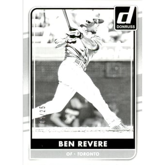 2016 Donruss Test Proof Black #102 Ben Revere