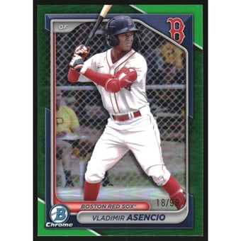 2024 Bowman Chrome Draft Green Refractors #BDC149 Vladimir Asencio