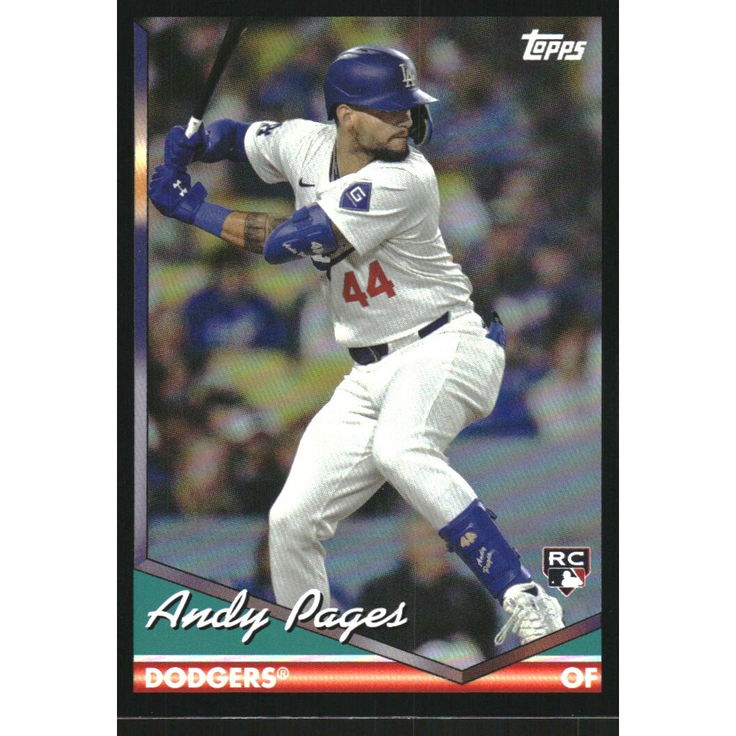 2024 Topps Archives Black Foilboard #295 Andy Pages