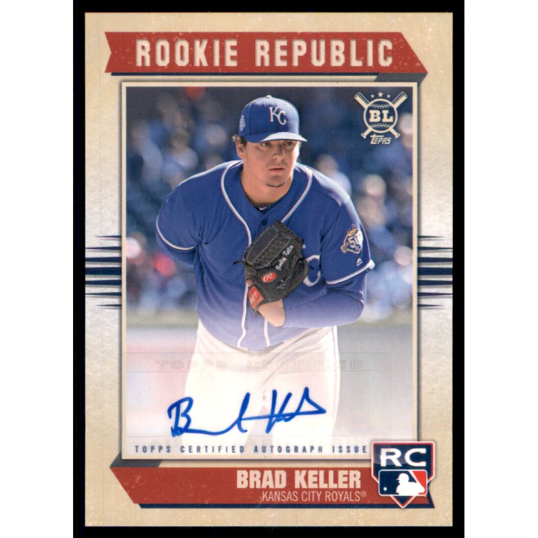 2019 Topps Big League Rookie Republic Autographs #RRABK Brad Keller. rookie card picture