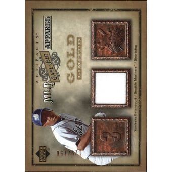 2006 Artifacts MLB Game-Used Apparel Gold Limited #YB Yuniesky Betancourt Jsy/150