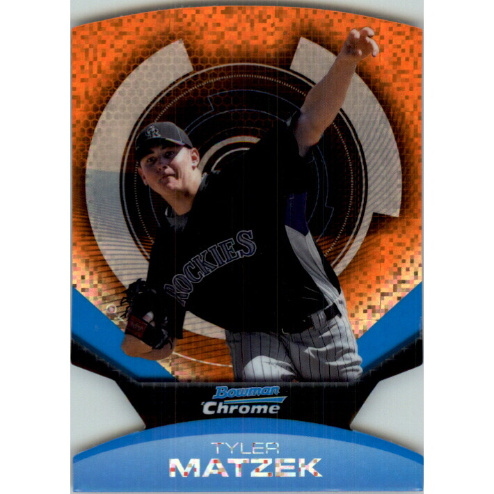 2011 Bowman Chrome Futures Fusion-Fractors 99 #13 Tyler Matzek