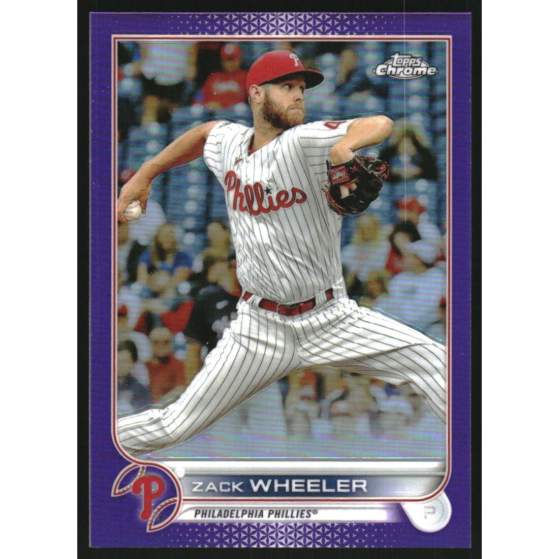 2022 Topps Chrome Purple Refractors #207 Zack Wheeler