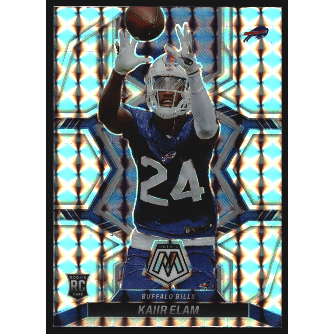 2022 Panini Mosaic Mosaic #373 Kaiir Elam. rookie card picture
