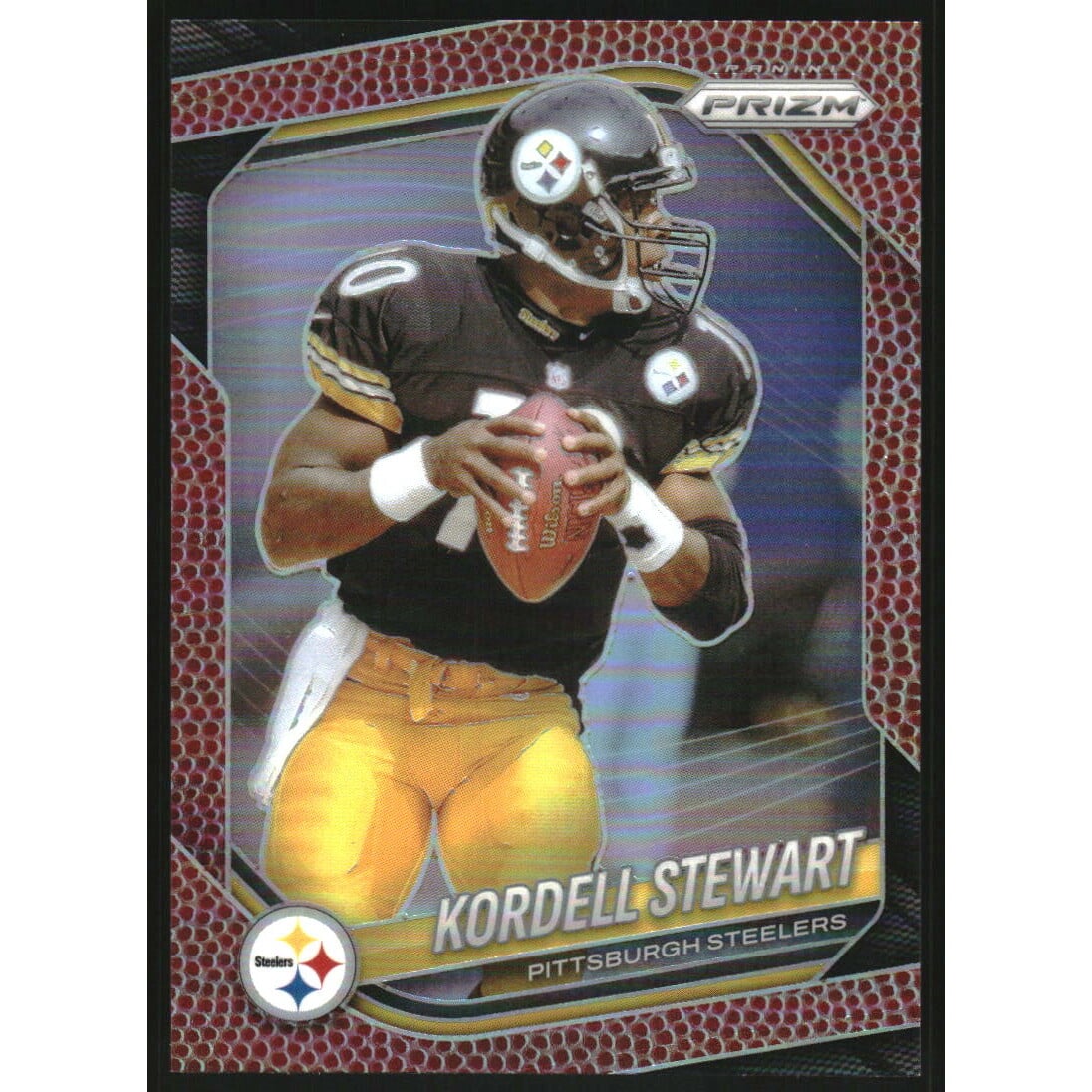 2025 Panini Prizm Prizms Pigskin #288 Kordell Stewart. rookie card picture