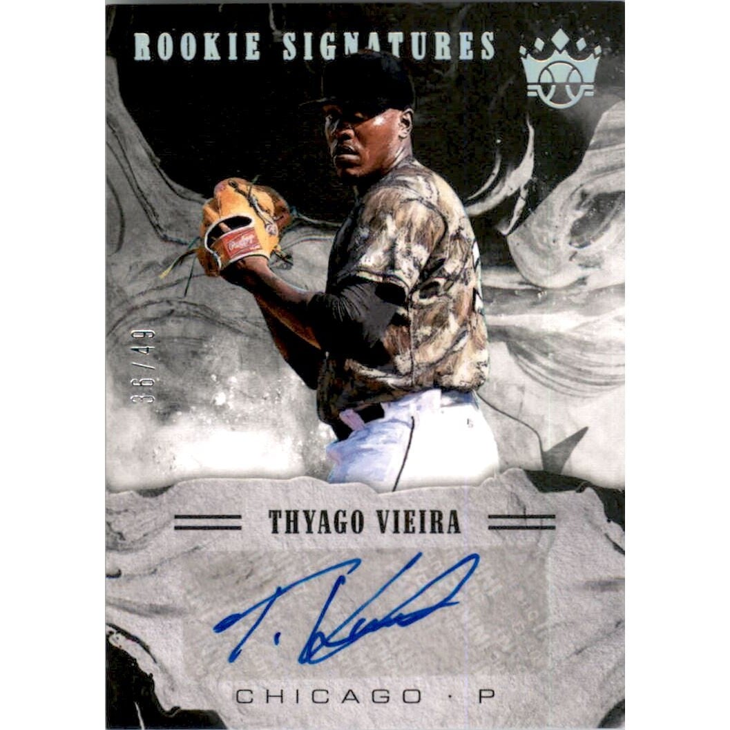 2018 Diamond Kings DK Rookie Signatures Holo Silver #39 Thyago Vieira